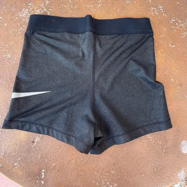 Nike silver dri fit spandex shorts - Image 2