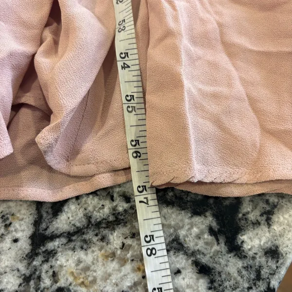 Reformation Winslow Wrap Maxi Dress in Blush Pink Women's Size Large READ FLAW - Image 7