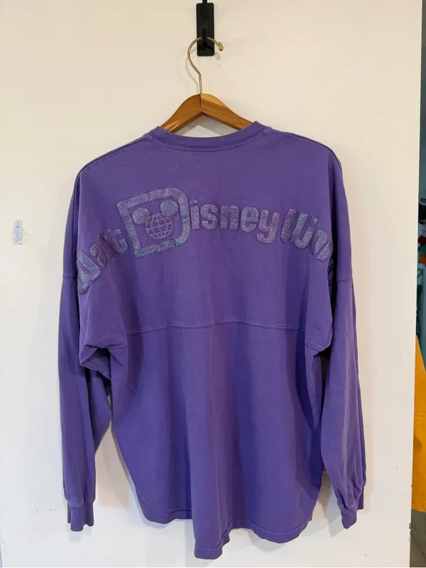 Disney Parks Long Sleeve Spirit Jersey Purple Potion Size Small Rare Cotton - Image 5