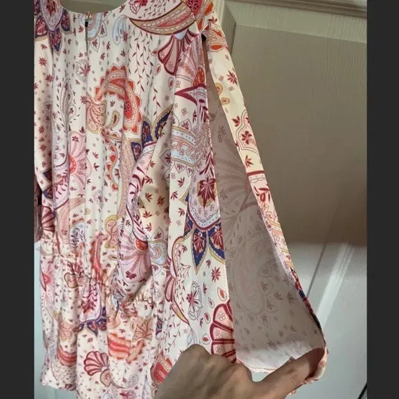 Lovers + Friends Epiphany Paisley Romper L NWT - Image 7
