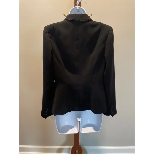 White House Black Market Classic Blazer Size 4 Black - Image 2