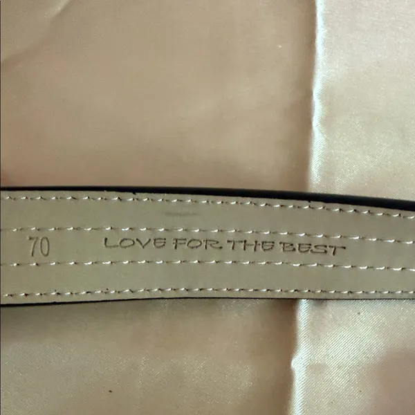 Black Women's Rhinestone Buckle Belt - Image 4