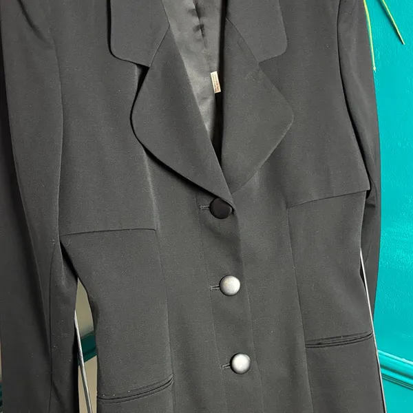 Tahari Black Tailored coat dress - Image 6