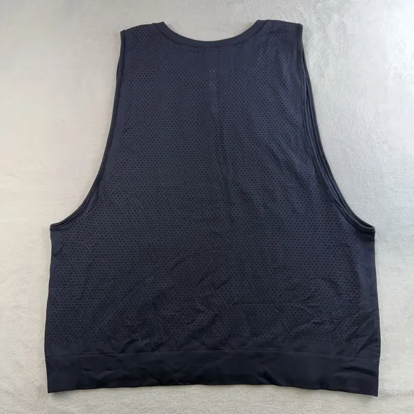 Lululemon Sz 12 Breeze By Muscle Tank Top II Midnight Navy Blue Relaxed Seamless - Image 10