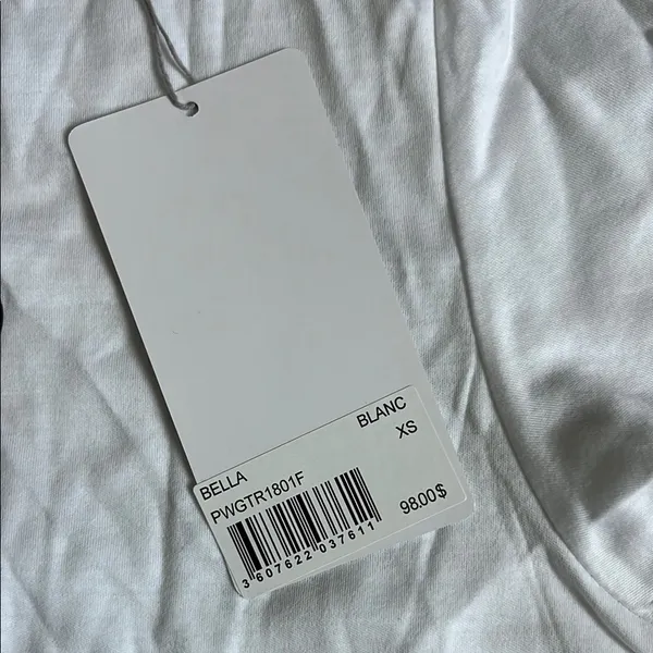 Zadig & Voltaire White Short Sleeve Tee Empowering Print - Image 2