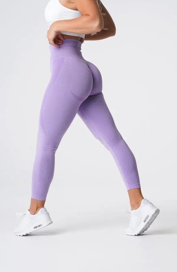 Lilac Contour Seamless Leggings Small - Image 4