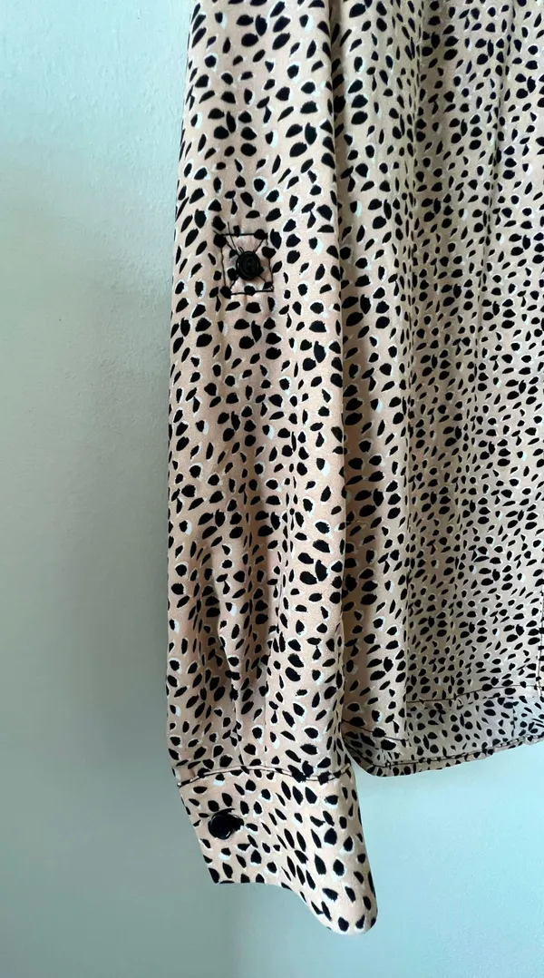 Button Down Printed Blouse - Image 4