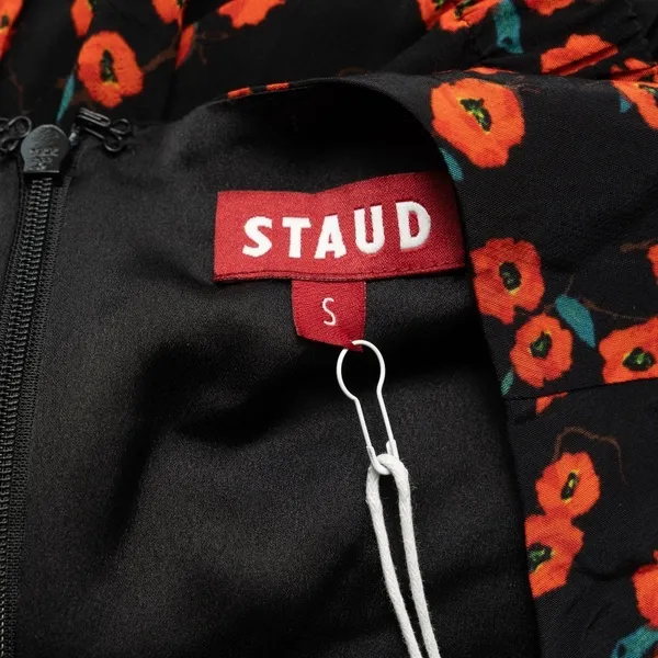 STAUD | Calypso Poppy Cut-Out‎ Dress - Image 5