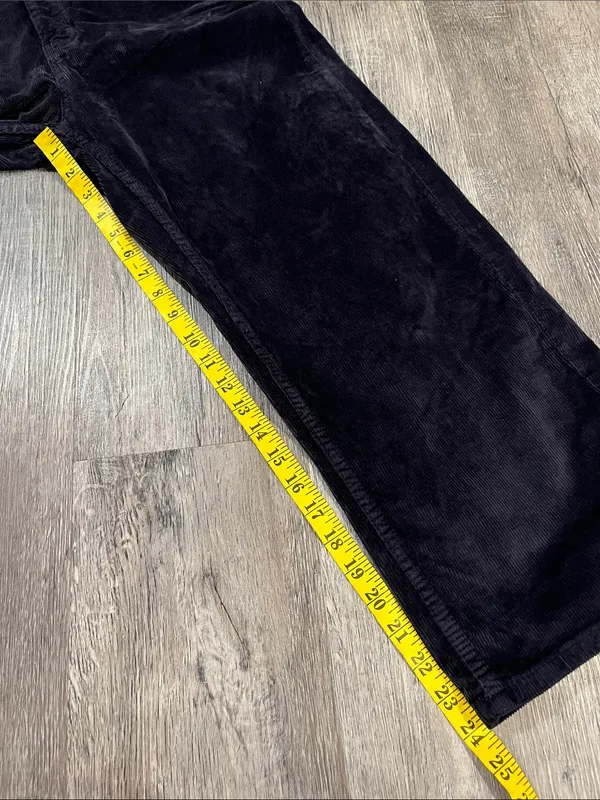 FREE PEOPLE NWT We The Free Deep Trance Dropped Corduroy Jeans / Deep Seas - Image 10