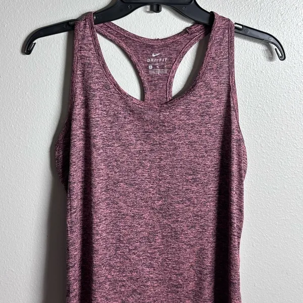 Nike Women‎ Pink Athletic Sleeveless Tank Top dri-fit size M - Image 2