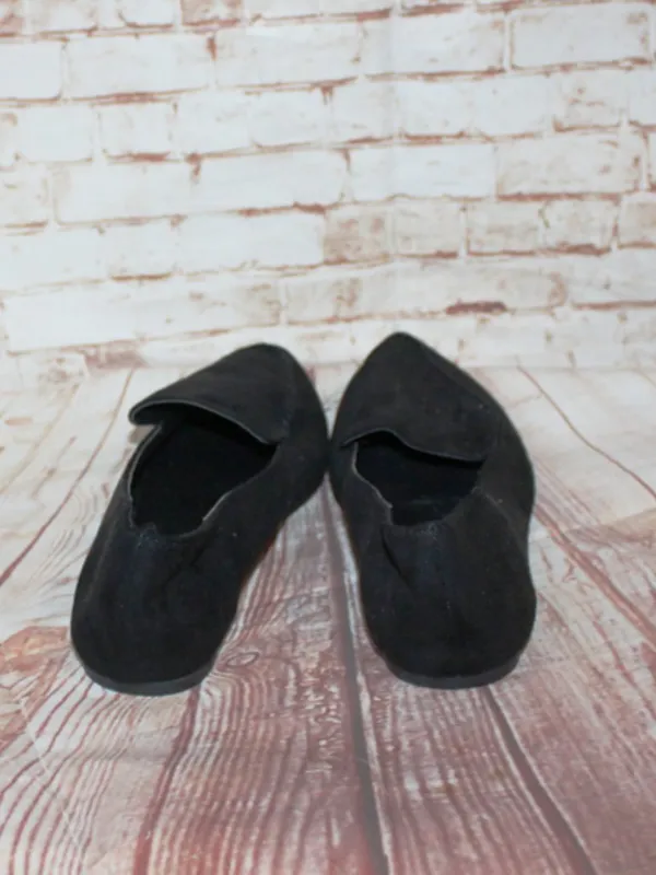 JustFab Campbell Black Faux-suede Slip On Loafer Women's Size 5.5 - Image 5