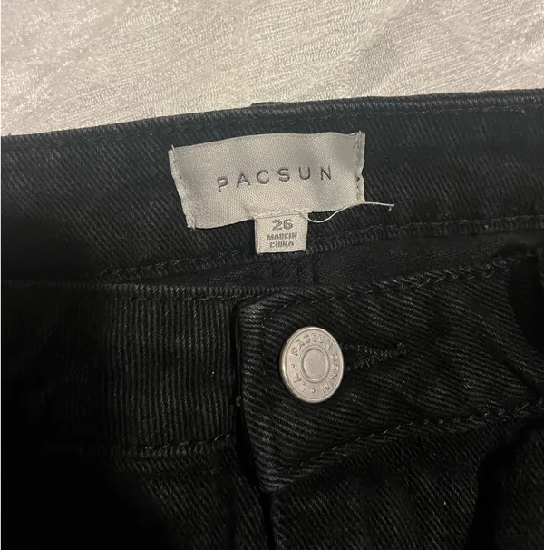 PacSun Black Cargo Mini Skirt - Image 4