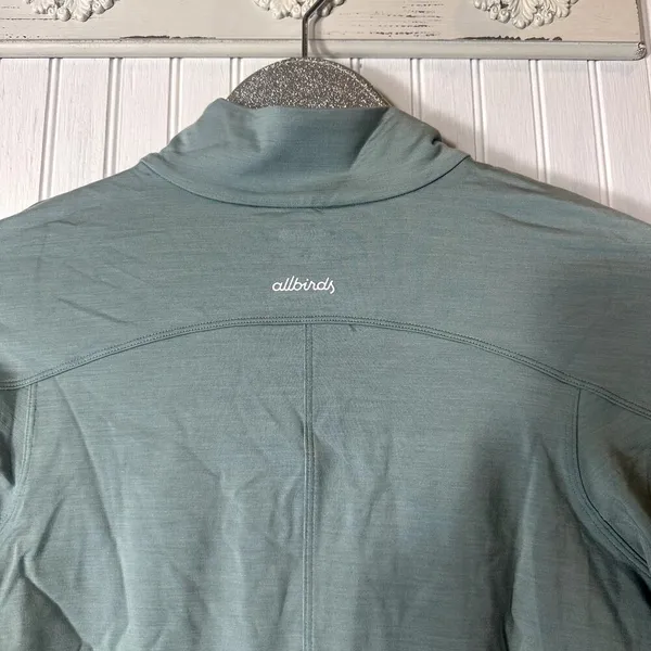 Allbirds Natural Run Mid Layer Merino Wool Blend Quarter Zip Pullover NEW - Image 7