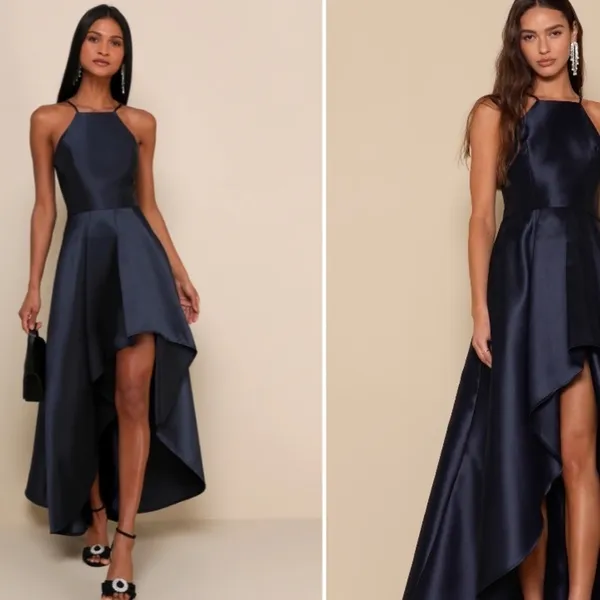 LULU's Prom Wedding Chic Special Event Sexy High Low Hem Dress • Large NWOT - Image 4