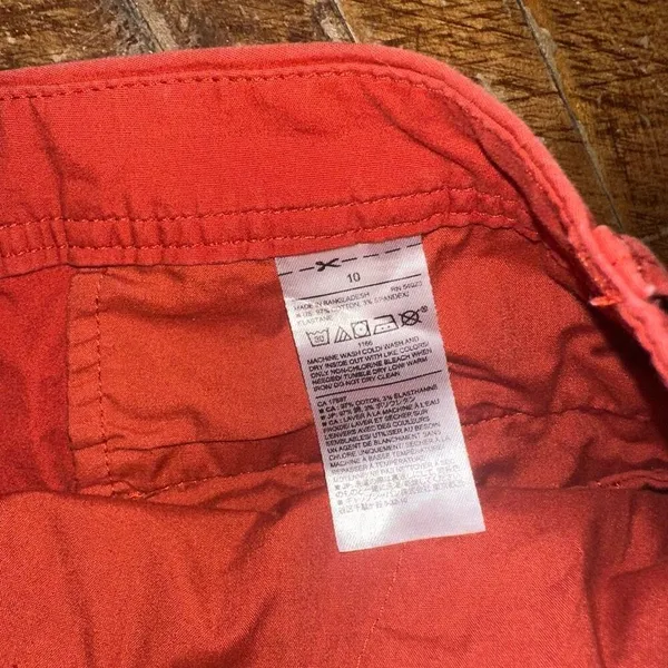 Banana Republic orange red size 10 vacationcore shorts - Image 3