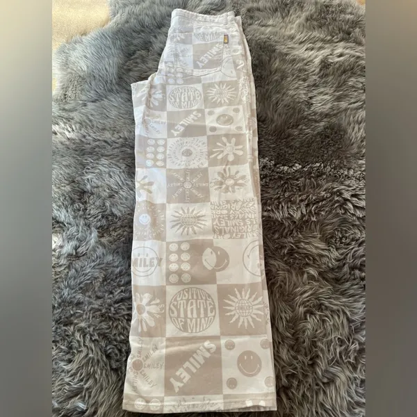 H&M Patterned Twill Pants - Image 8