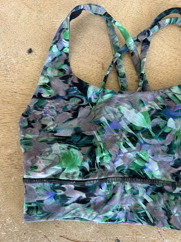 Lululemon Energy Long Line Bra in Rapid Flourish Multi - Image 6