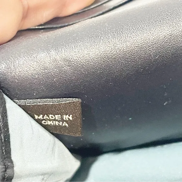 COACH Vintage Chelsea Black Pebbled Leather Bifold Wallet Clutch - Image 4