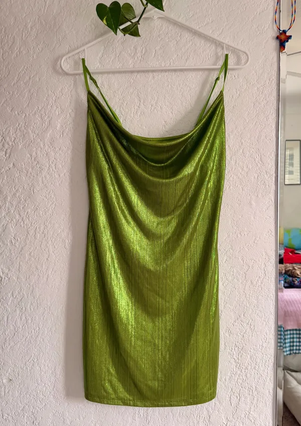 Sincerely Jules Green Dress - Image 2