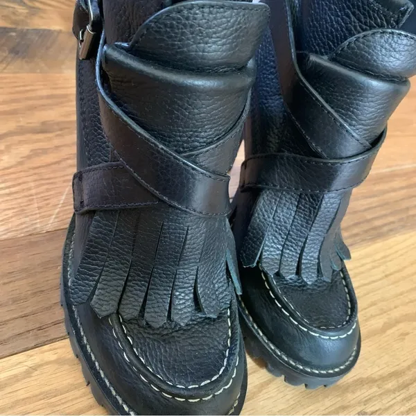 Tory Burch Leather Booties - Image 3