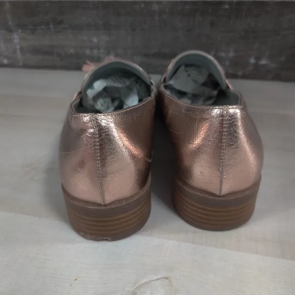 Reaction Kenneth Cole beautiful loafers rose gold metallic 9 - Image 9