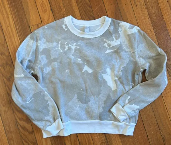 NWOT Alternative Fleece Drop Shoulder Cropped Pullover Sweatshirt - Image 2