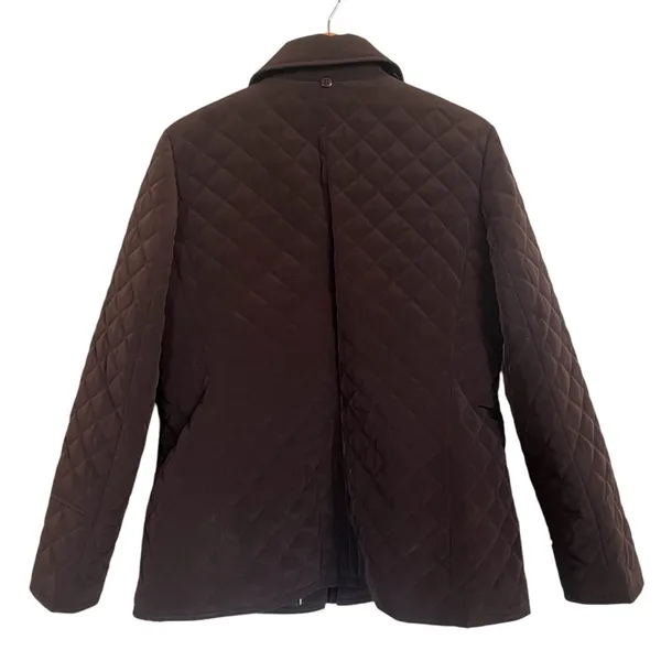 Espirit NWT Women's Brown Quilted Parka Jacket Size XL - Image 4