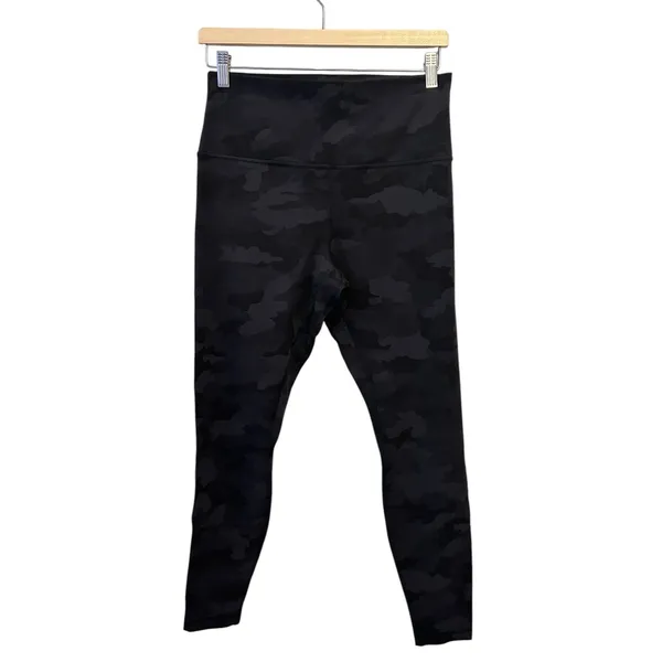 Lululemon Align Pant 28" Size 12 Heritage 365 BLACK Camo Deep Coal Multi NWT - Image 3