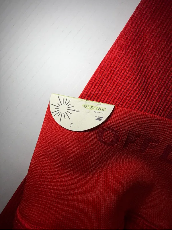 aerie offline Red Seamless High-Waist Leggings - Image 3