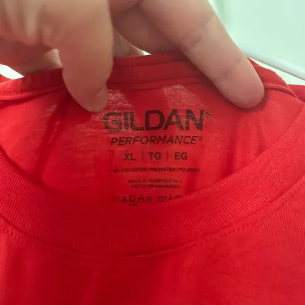 Gildan Women’s Red Fourth‎ of July Pregnancy Shirt XL - Image 3