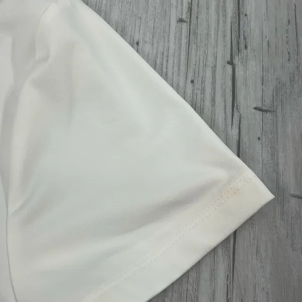 Tommy Bahama Active White Short Sleeve 1/4 Zip Golf Tennis Polo Shirt Large - Image 4