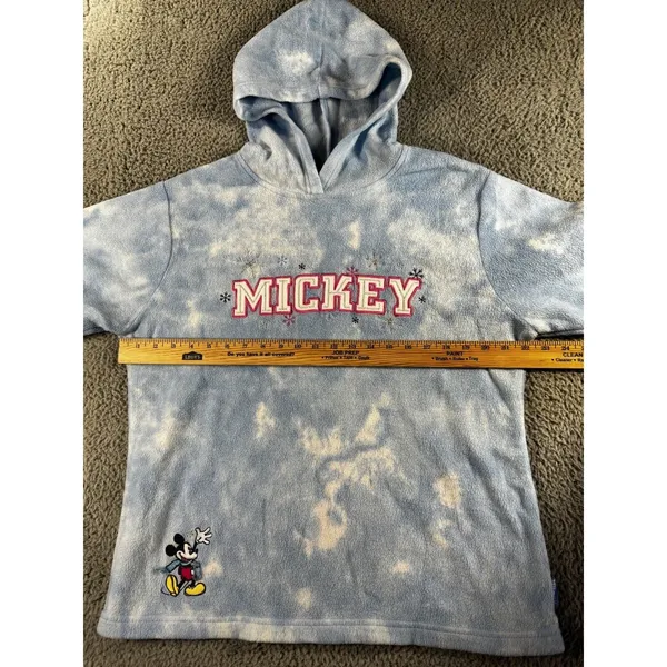 Disney Mickey Mouse Hoodie‎ Women Large Winter Snowflake Pullover - Image 3