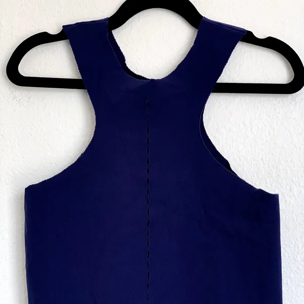 NEW Free People Intimately Cutout High Neck Racerback Tank Top in‎ Blue - Image 3