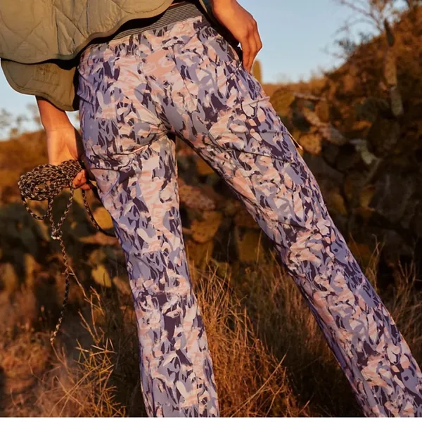 Free people movement Floral Blue Boot Cut Pants - Image 2