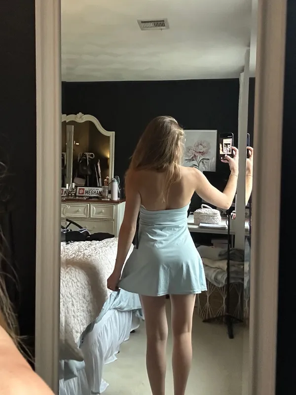 YoungLA tennis dress halter Blue - Image 3