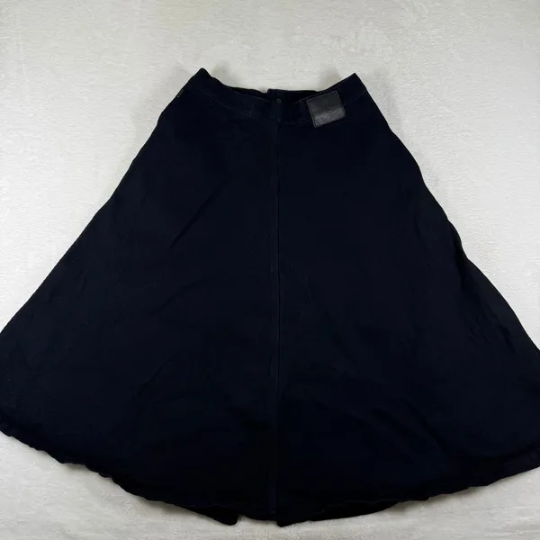 G-Star Raw Y2K Utility Midi Skirt Black Corduroy Cargo Pockets Button Front - Image 8
