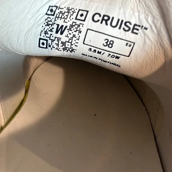 Wolf & Shepherd Cruise Lace-Up White Sneakers Women's Size‎ 38 US 7 - Image 11