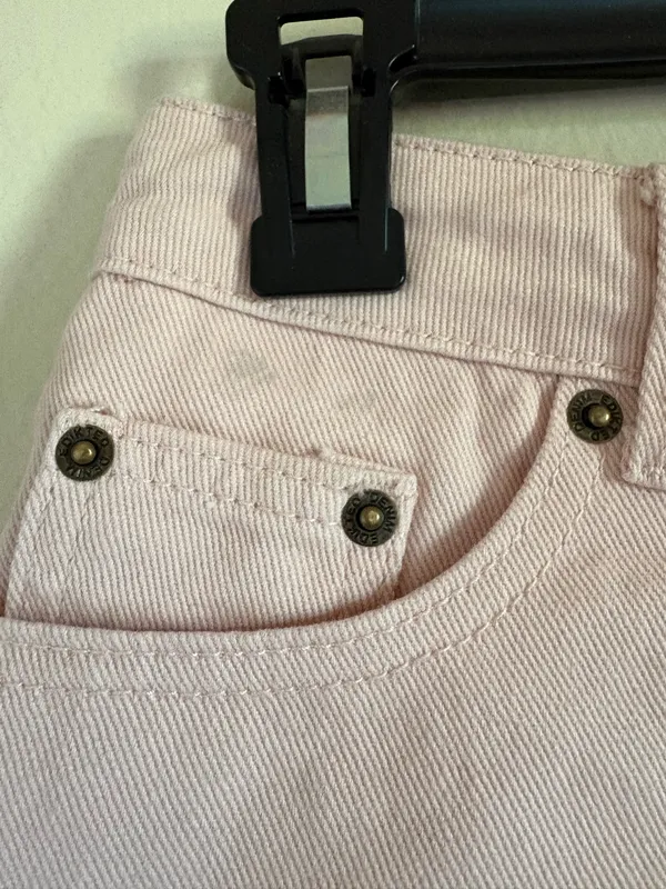Edikted Skirt Denim Low-Ride Mini - Image 3