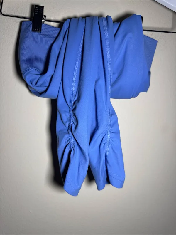 Gymshark X Whitney Simmons Collab V2 Scrunch Back Blue Legging High Rise Size S - Image 10
