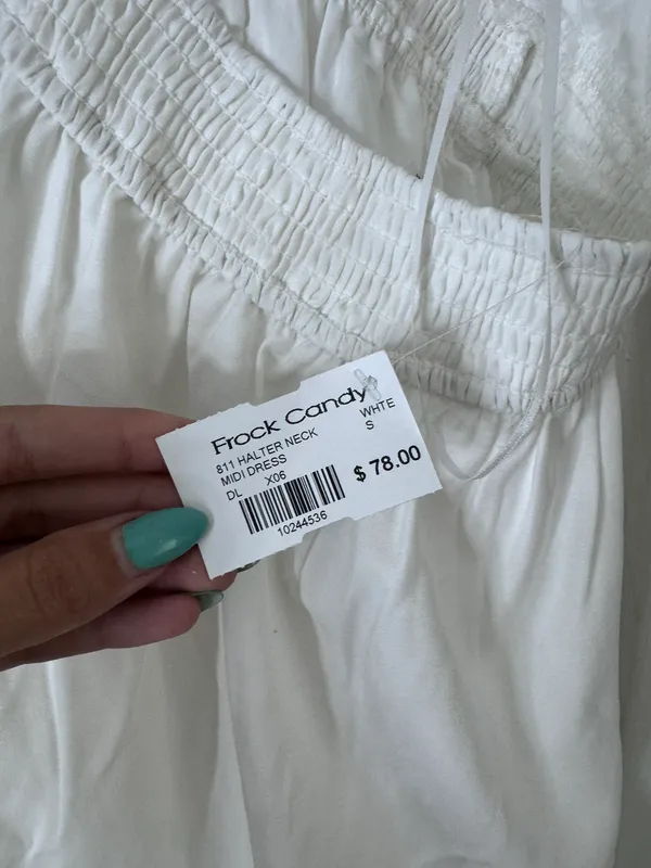 Frock Candy NWT HALTER NECK MIDI DRESS - Image 2