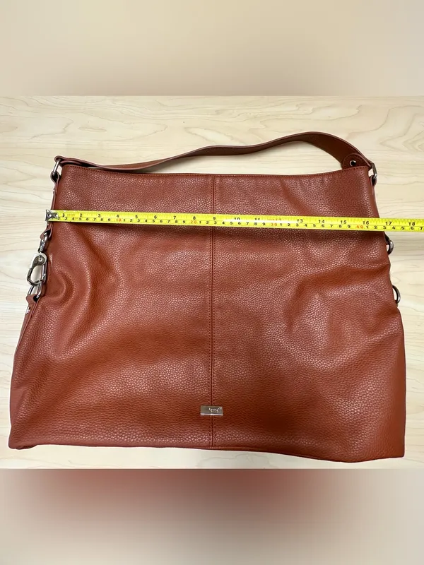 Jewell by Thirty-One - shoulder tote bag in Cognac Woods Pebble - Image 4