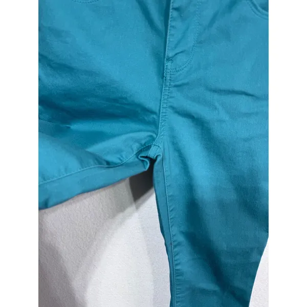 Zenana S Teal Blue Skinny Pants‎ Women's High Rise Stretch Jeggings - Image 2