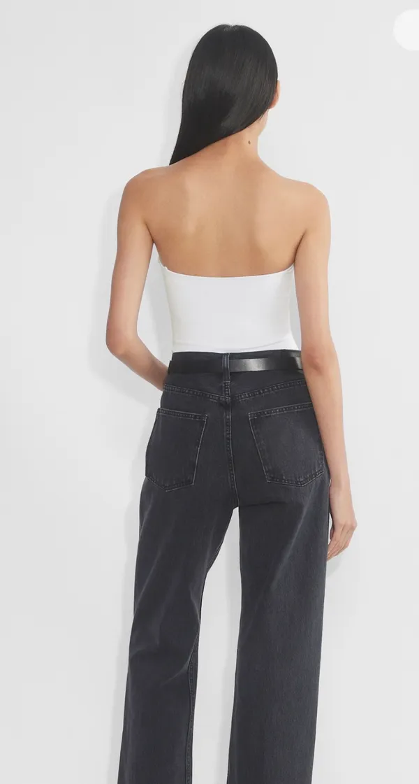 Aritzia Contour White Tube Top - Image 4