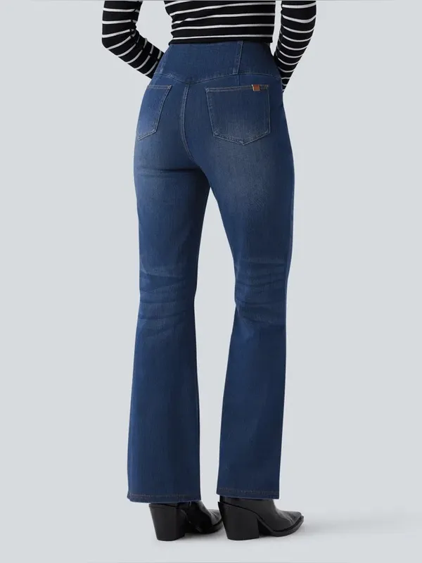 NWOT Halara Halara Flex™ High Waisted Bootcut Casual Jeans with Pockets ~ Large - Image 3