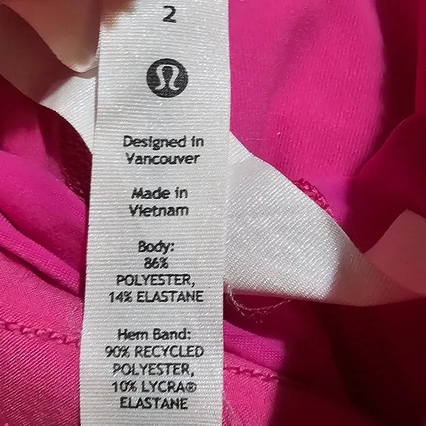 Lululemon‎ Womens Sonic Pink Hotty Hot High Rise Skirt 2 - Image 4