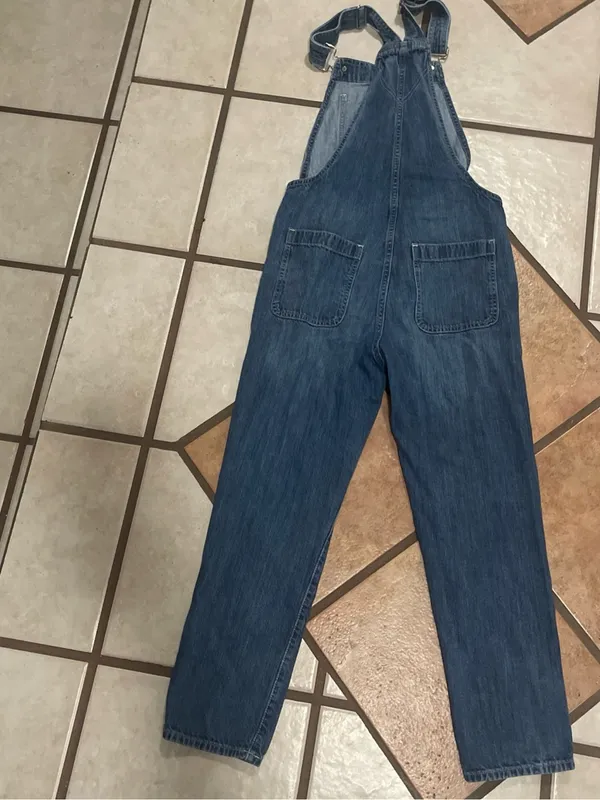 GAP Grey Denim Overalls - Image 8
