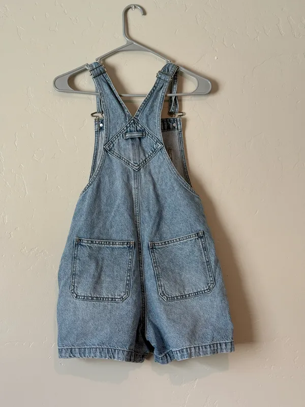 Cotton On Short Denim Overalls - Image 2