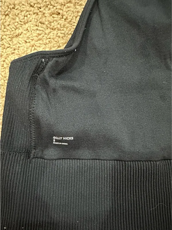 gilly hicks black high neck tank - Image 3