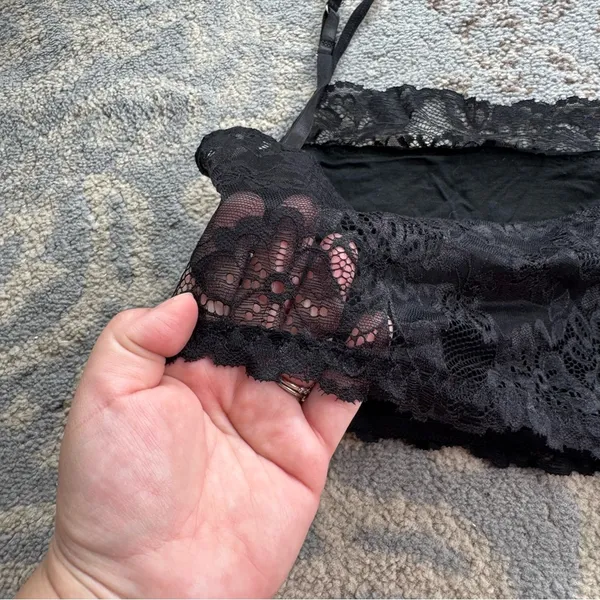 Lace Bralette Black XXL - Image 3