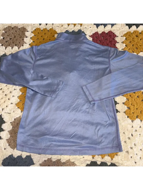 Patagonia Capilene Light Blue Quarter-Zip Neck Outdoor Active Woman’s M Pullover - Image 6